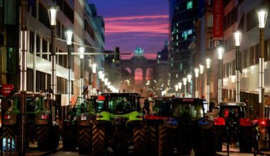 Honderden boeren blokkeren de straten in Brussel vanwege Mercosurdeal