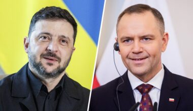 Zelensky bezoekt nieuwe president Polen, waar Oekraïners niet meer zo welkom zijn