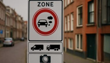Den Haag heeft als eerste gemeente het nieuwe verkeersbord voor de zero-emissiezone