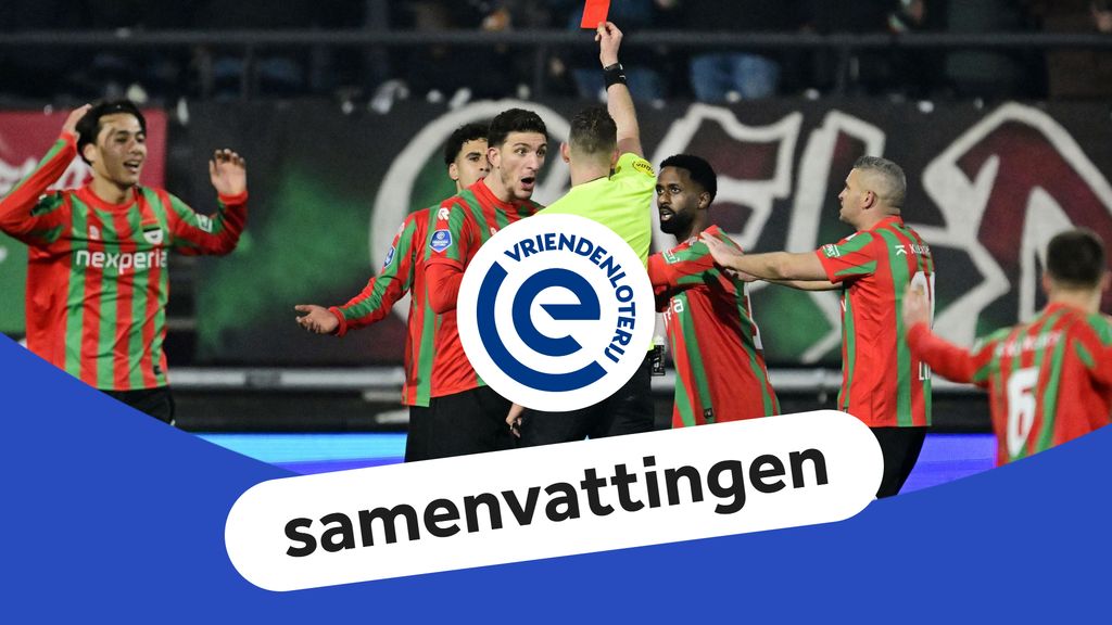 Samenvattingen eredivisie: discutabele momenten bij NEC-Ajax en Telstar draagt rode lantaarn over - NOS