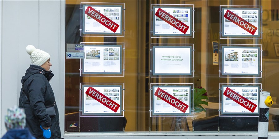Koopwoningen in november ruim 6 procent duurder dan jaar eerder