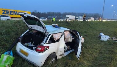 112 nieuws: File op A12 door ongeluk bij Harmelen | Politieauto crasht in Amersfoort