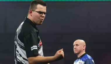 Van Veen overtuigend naar derde ronde met hoogste gemiddelde tot nu toe op WK darts