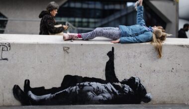 Twee nieuwe kunstwerken van Banksy opgedoken in Londen