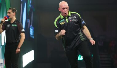 Van Gerwen eenvoudig door op WK darts, Noppert na spektakelstuk naar huis