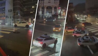 Oeps! Zelfrijdende auto's staan opeens allemaal stil