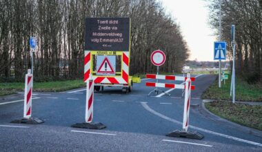 A28 bij Hoogeveen dagenlang deels dicht door vorst: 'Niet tegenop te strooien'