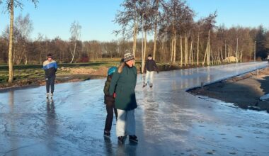 'Beetje magie' na koude kerstnacht: schaatsen op natuurijs