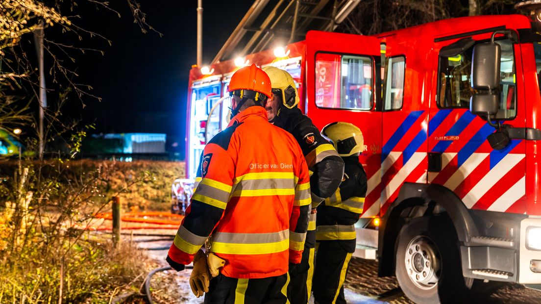 De brandweer heeft het vuur geblust