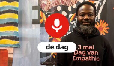 activist en dichter Jerry Afriyie, die Kick Out Zwarte Piet ophief
