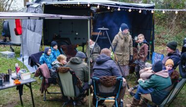 Met vrieskou in caravan, camper of hangmat: winterkamperen populair