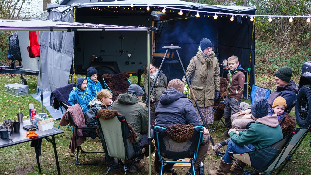 Met vrieskou in caravan, camper of hangmat: winterkamperen populair
