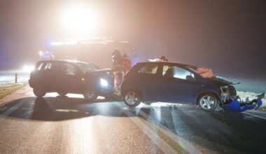 Meerdere ongelukken in het noorden door gladheid en mist