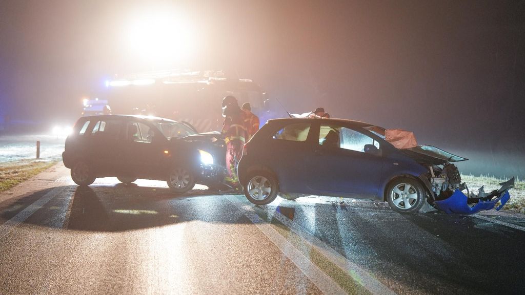 Meerdere ongelukken in het noorden door gladheid en mist