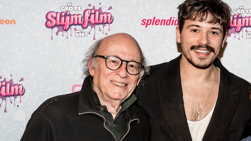 Frans Weisz met zijn zoon Géza in 2020.