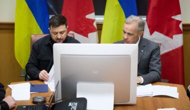 Zelensky spreekt Canadese premier en Europese leiders voor gesprek met Trump