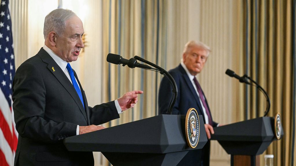 Trump ontvangt Netanyahu in Florida, 'succes Gaza-plan staat of valt met druk VS'