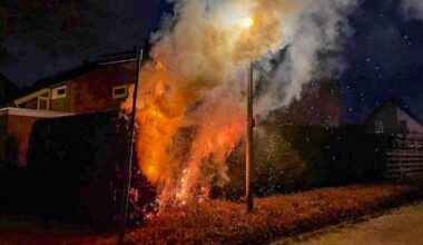 112-nieuws: Heg in brand in Hoogland | Chauffeur verdacht van drugshandel