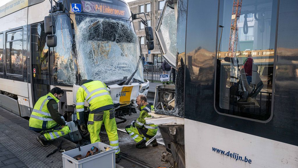 Negen gewonden bij trambotsing in Antwerpen