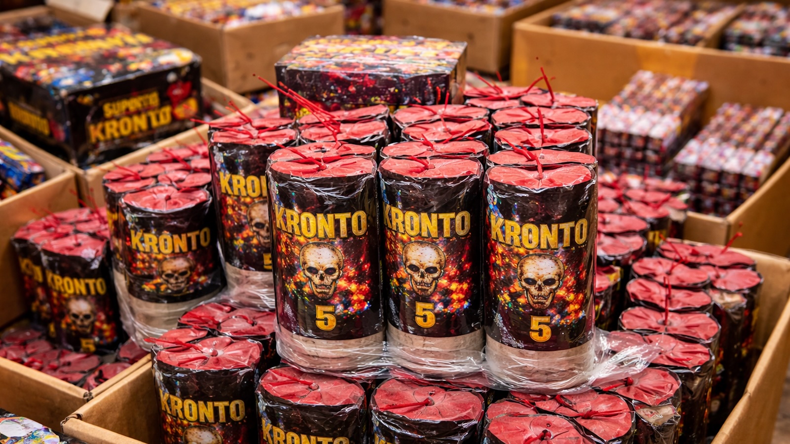 152 dozen in beslag genomen