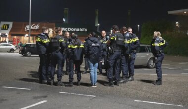 Meerdere schoten gehoord op parkeerterrein McDonald's Barendrecht