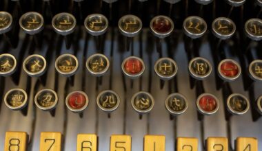 Lang verloren gewaande Chinese typemachine is een verre voorouder van de MacBook Pro