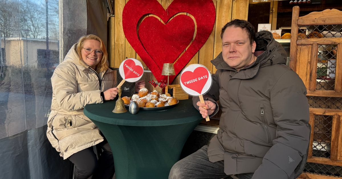 Op eerste date bij de oliebollenkraam: 'Misschien zit je met kerst wel bij elkaar aan tafel'