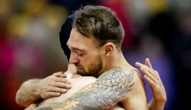 Geen enkele schaatser is blij na de 1.000 meter — óók de nipte nummer drie Kjeld Nuis niet