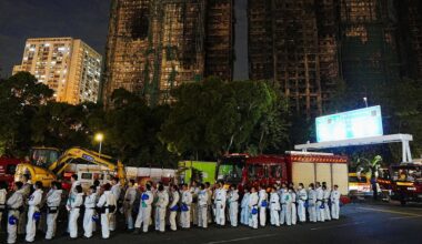 Na de rampzalige brand wil het bestuur van Hongkong kritiek snel de kop indrukken