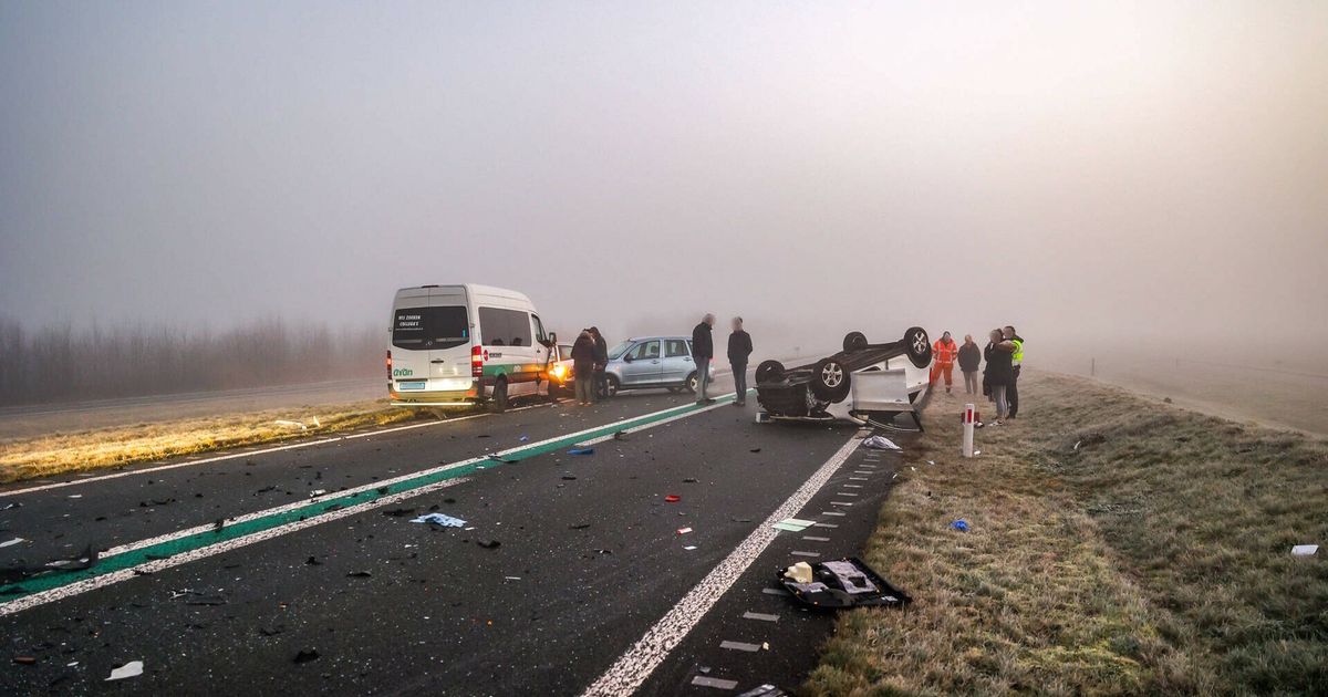 Meerdere voertuigen betrokken bij ongeval op N391 bij Roswinkel