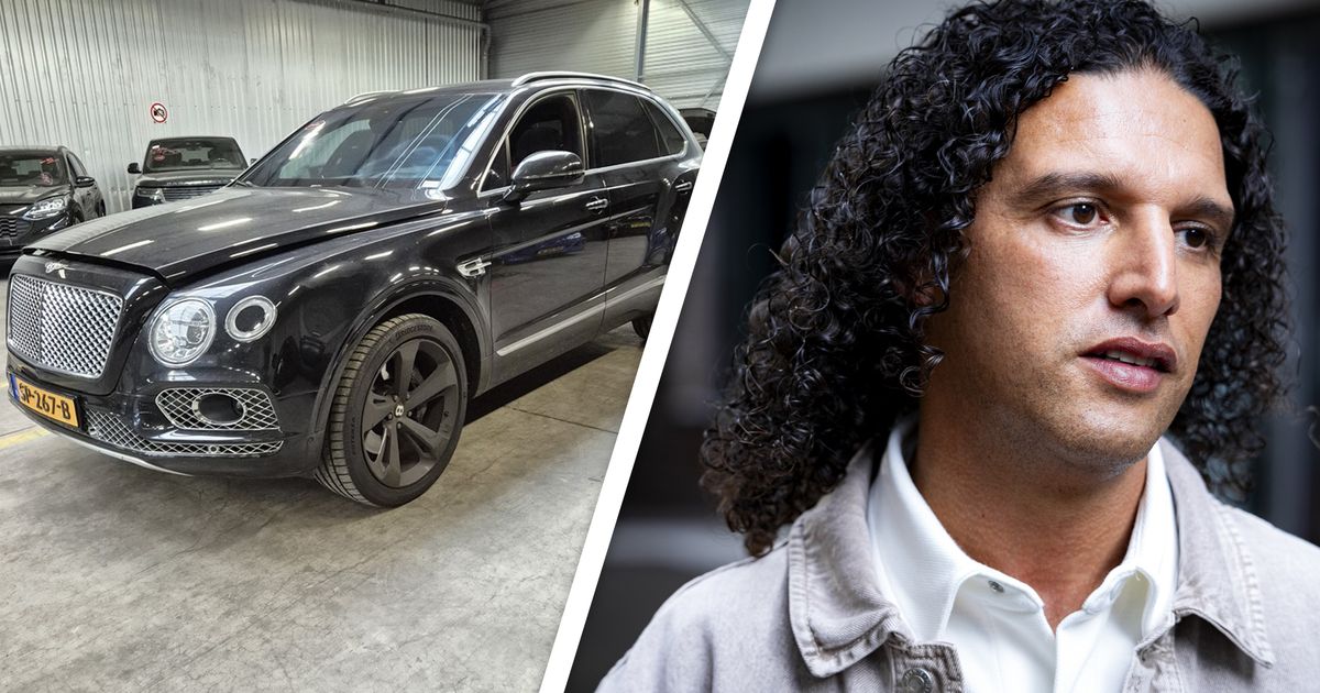 Peperdure Bentley van rapper Ali B. onder de hamer