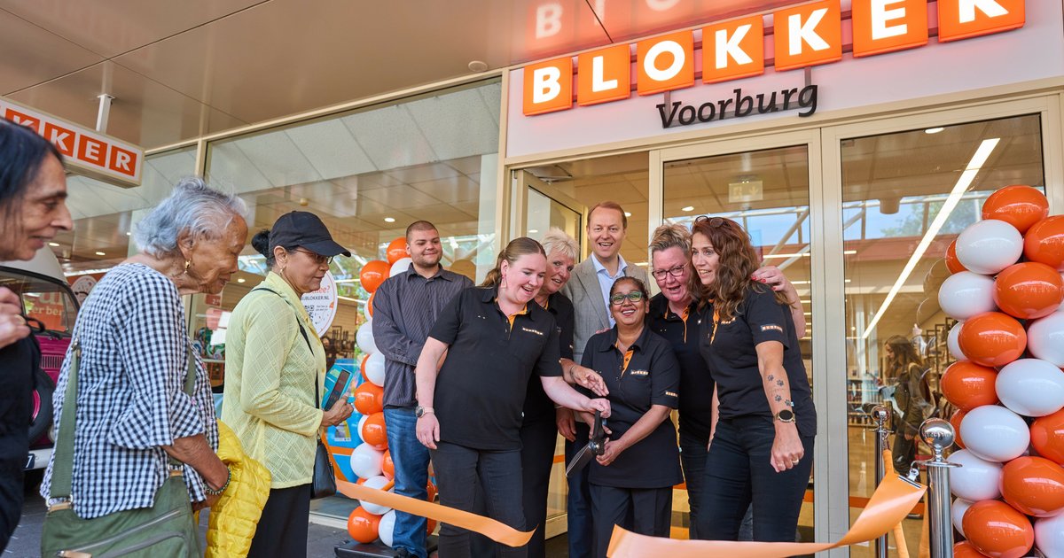 In Voorburg werd de Blokker-winkel afgelopen zomer heropend