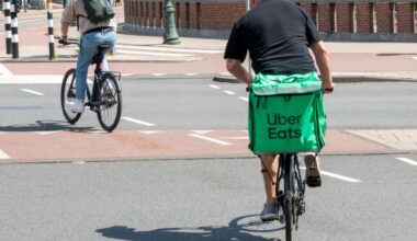 'Arbeidsinspectie wil Uber Eats in regio Amsterdam een maand op zwart'