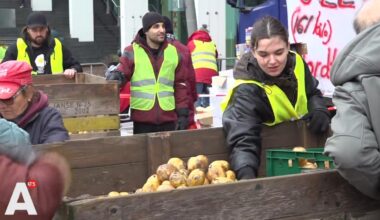 Zes ton gratis aardappels op Anton de Komplein: "Scheelt me weer wat centjes"