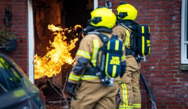 Brand in Goudriaan - Rijnmond
