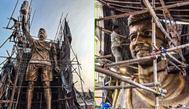 "Een hommage waardig aan zijn grootsheid": India onthult gigantisch Messi-standbeeld van 21 (!) meter hoog