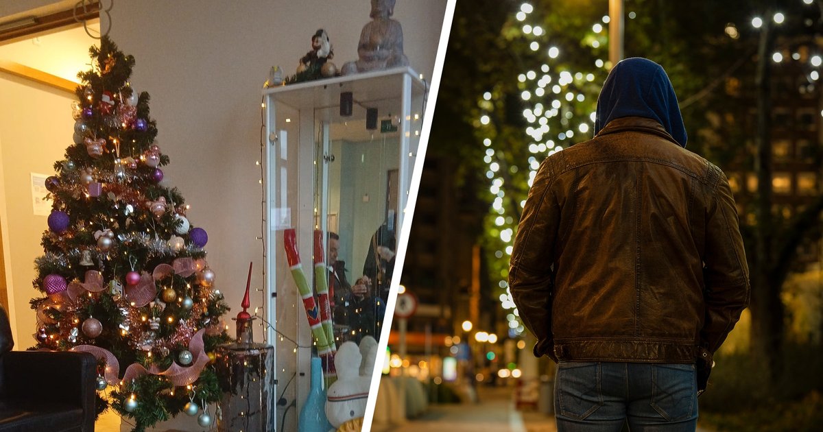 Links: de kerstboom in de NoiZ van Bob / Rechts: beeld ter illustratie