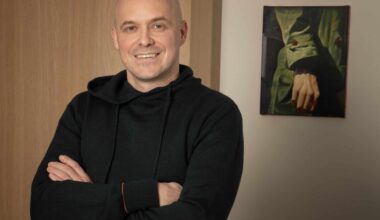 Porteretten Van Belgische Cabaretier Philippe Geubels