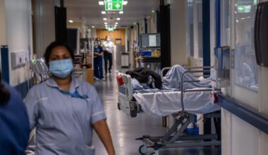 Het aantal ziekenhuisopnames wegens griep in het Verenigd Koninkrijk stijgt snel