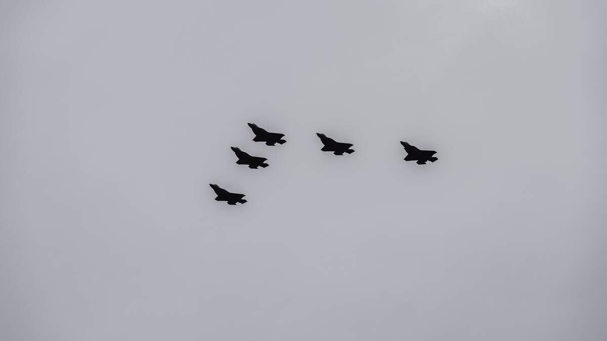 Beeld ter illustratie: niet de gevechtsvliegtuigen uit het verhaal.