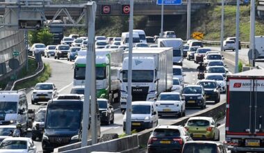 hier stond je het vaakst vast