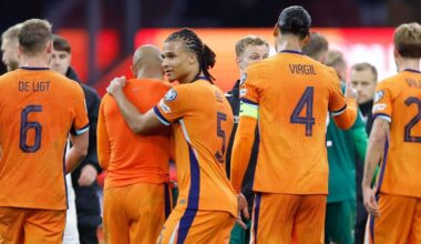 De spelers van het Nederlands elftal weten snel waar ze aan toe zijn.