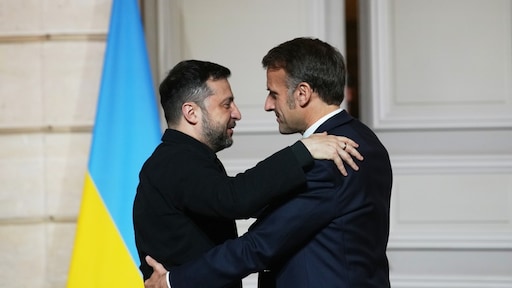 Macron waarschuwde Zelensky voor 'Amerikaans verraad'