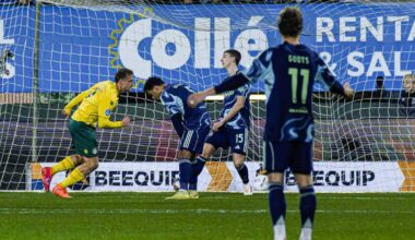 Kaj Sierhuis hielp Fortuna Sittard snel aan de leiding tegen Ajax.