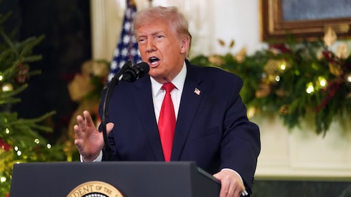 Trump werkt aan populariteit in toespraak: 'Puinhoop aan het opruimen'