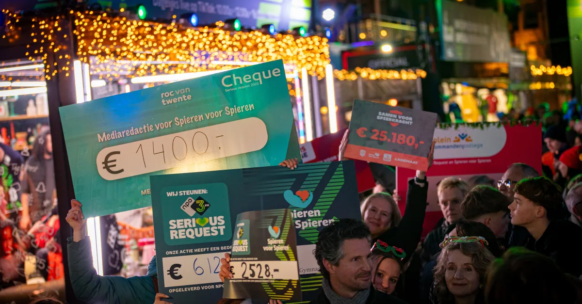 Serious Request vliegend uit startblokken met record: € 4,3 miljoen opgehaald in 24 uur