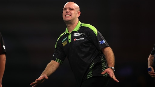 Michael van Gerwen kansloos onderuit, alleen Van Veen door naar kwartfinale WK