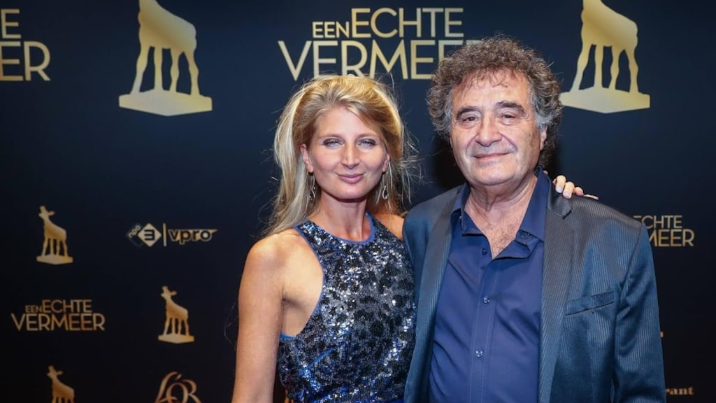 Rudolf van den Berg met zijn partner in 2016.