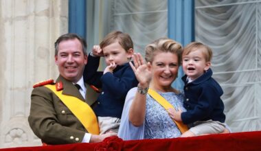 Guillaume verstuurt eerste kerstkaart als groothertog