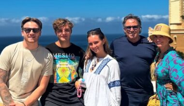 Gezin Marco Borsato staat stil bij de 59e verjaardag van de zanger: 'Happy birthday lieverd'